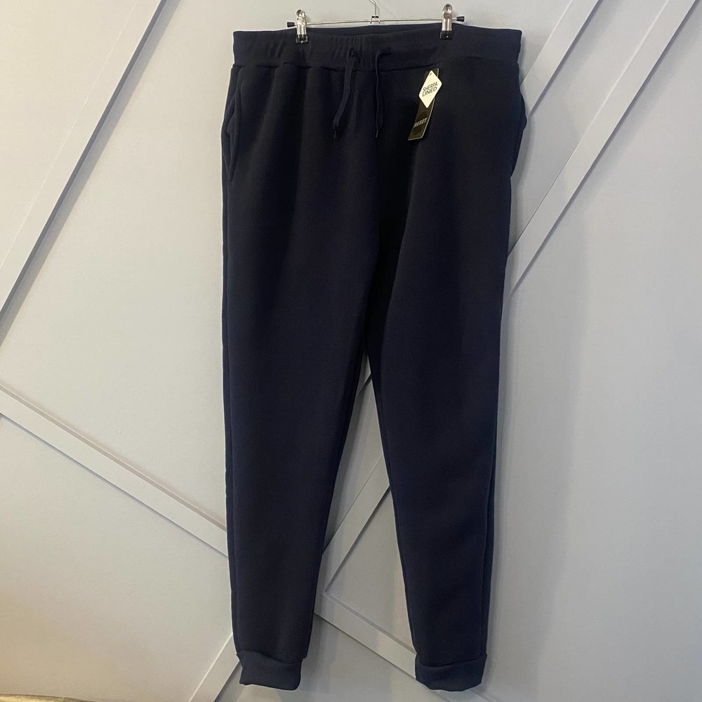 Reset Sherpa lined jogger pant navy mens
